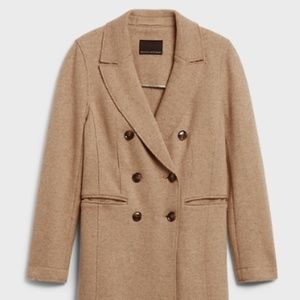 Unlined Italian Melton Car Coat